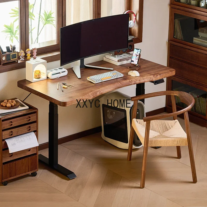 Electric Lifting Desk Solid Wood Desk Computer Desk Adjustable Workbench Study Table
Electric Lifting Desk Solid Wood Desk Computer Desk Adjustable Workbench Study Table