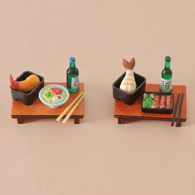 1:12 Scale Dollhouse Miniature Japanese Food Play Set, Ramen & Sake Tray with Tableware, Diorama Scene Prop for Doll House & BJD
1:12 Scale Dollhouse Miniature Japanese Food Play Set, Ramen & Sake Tray with Tableware, Diorama Scene Prop for Doll House & BJD