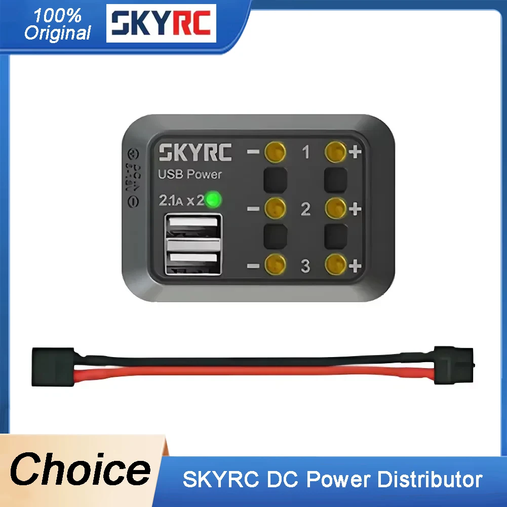 SKYRC DC Power Distributor SK-600114 Multi-port distributor XT60 plug/DC male plug/Banana connector
SKYRC DC Power Distributor SK-600114 Multi-port distributor XT60 plug/DC male plug/Banana connector