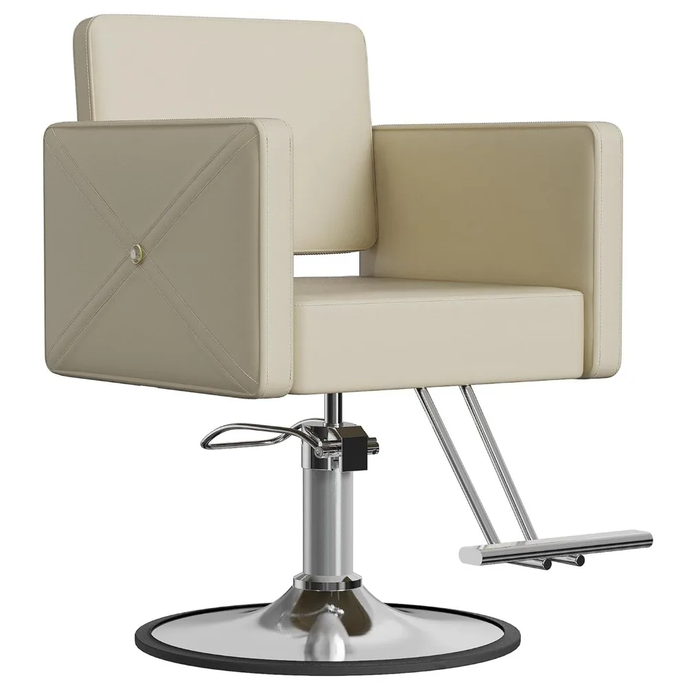Barber Chairs for Hair Stylist, Height Adjustable Hydraulic Hair Reclining Salon Chair, 360 Degrees Rotation, Multi-Function
Barber Chairs for Hair Stylist, Height Adjustable Hydraulic Hair Reclining Salon Chair, 360 Degrees Rotation, Multi-Function