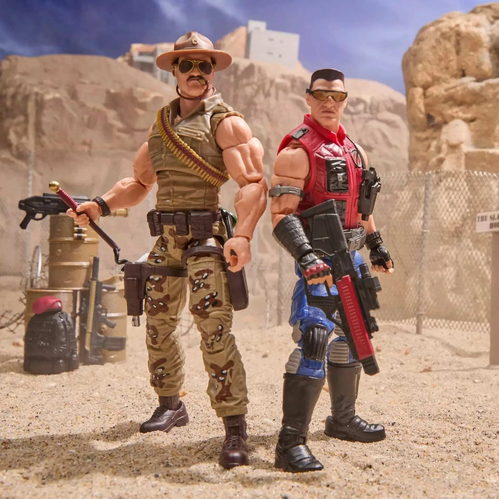 GI Joe Classified Series #173 SGT Slaughter & Felix Mercer Stratton 2-Pack 6 Inch Action Figures with 26 Accessories Gift
GI Joe Classified Series #173 SGT Slaughter & Felix Mercer Stratton 2-Pack 6 Inch Action Figures with 26 Accessories Gift