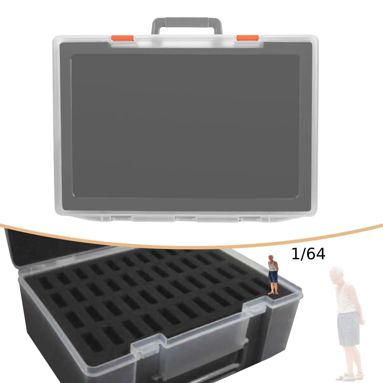1/64 Miniature Figure Display Case Dustproof Hard Plastic Storage for Collectible Toy Cart and Model Kits
1/64 Miniature Figure Display Case Dustproof Hard Plastic Storage for Collectible Toy Cart and Model Kits