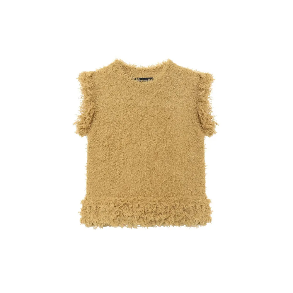 Autumn New Women's Fashion Versatile Fur Effect Knitted Top
Autumn New Women's Fashion Versatile Fur Effect Knitted Top