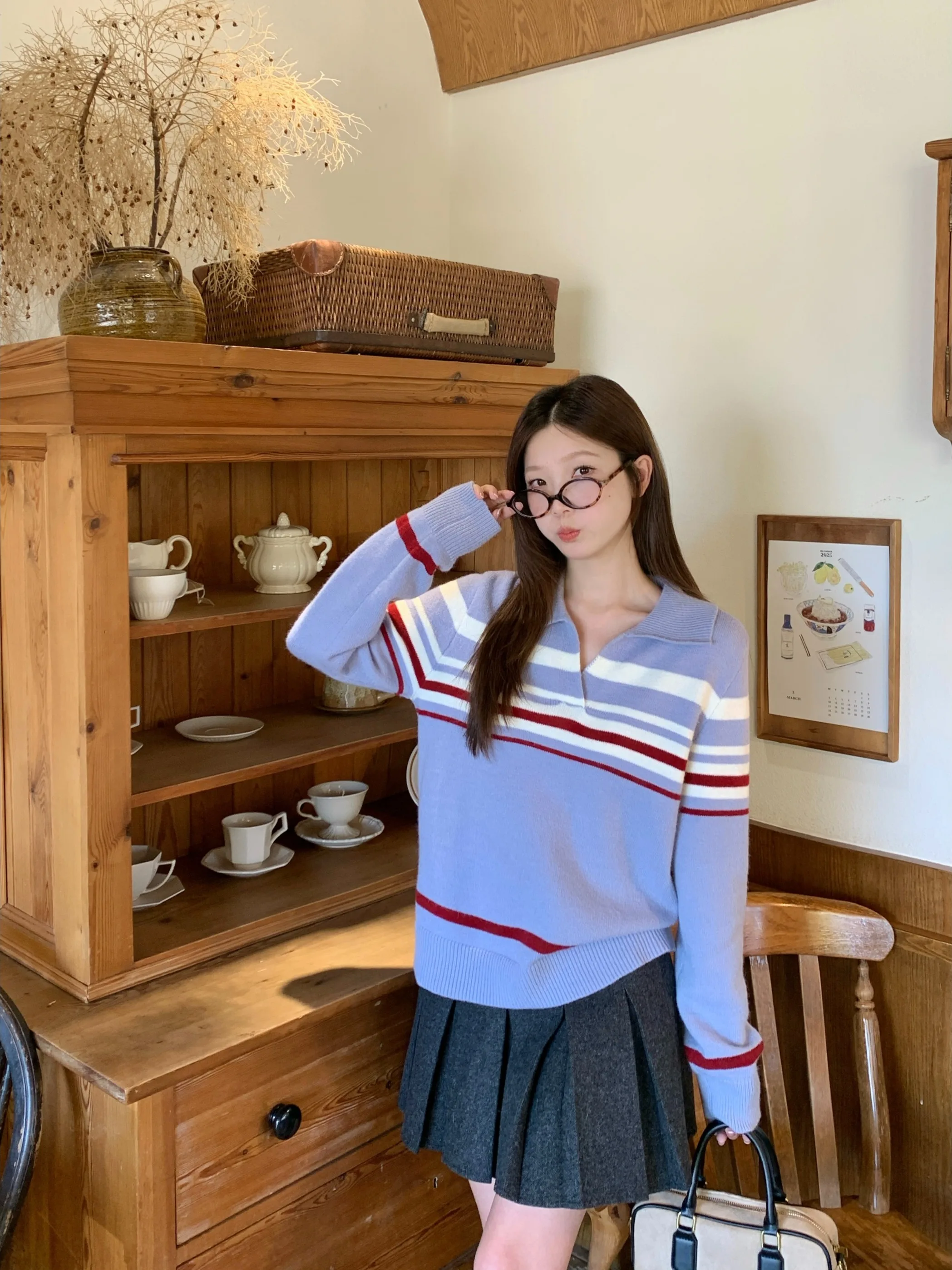 plus Size Neck Long Sleeve Knitted Sweater Autumn Winter Loose Slimming Striped Women's Fashion Commute Style Inner Wear
plus Size Neck Long Sleeve Knitted Sweater Autumn Winter Loose Slimming Striped Women's Fashion Commute Style Inner Wear