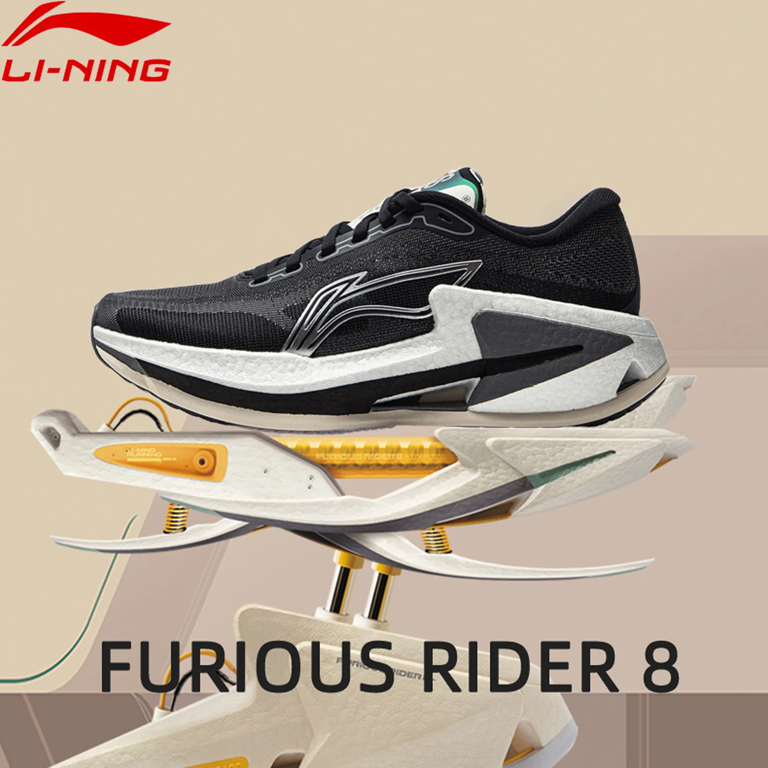 Li-Ning FURIOUS RIDER 8 Women Running Shoes BOOM Cushioning Stable Sports Shoes LiNing Support Lightweight Sneakers ARZU008
Li-Ning FURIOUS RIDER 8 Women Running Shoes BOOM Cushioning Stable Sports Shoes LiNing Support Lightweight Sneakers ARZU008