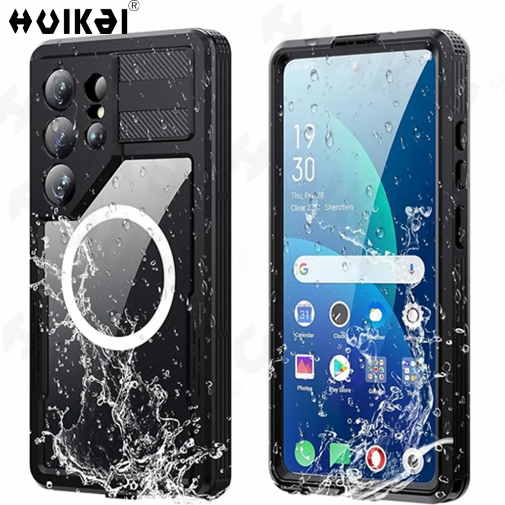 Waterproof Case For Samsung Galaxy S26 Ultra S25 Plus S24 S23 Magsafe Snow Dust Shock Proof 360° Underwater IP68 Certified Cover
Waterproof Case For Samsung Galaxy S26 Ultra S25 Plus S24 S23 Magsafe Snow Dust Shock Proof 360° Underwater IP68 Certified Cover