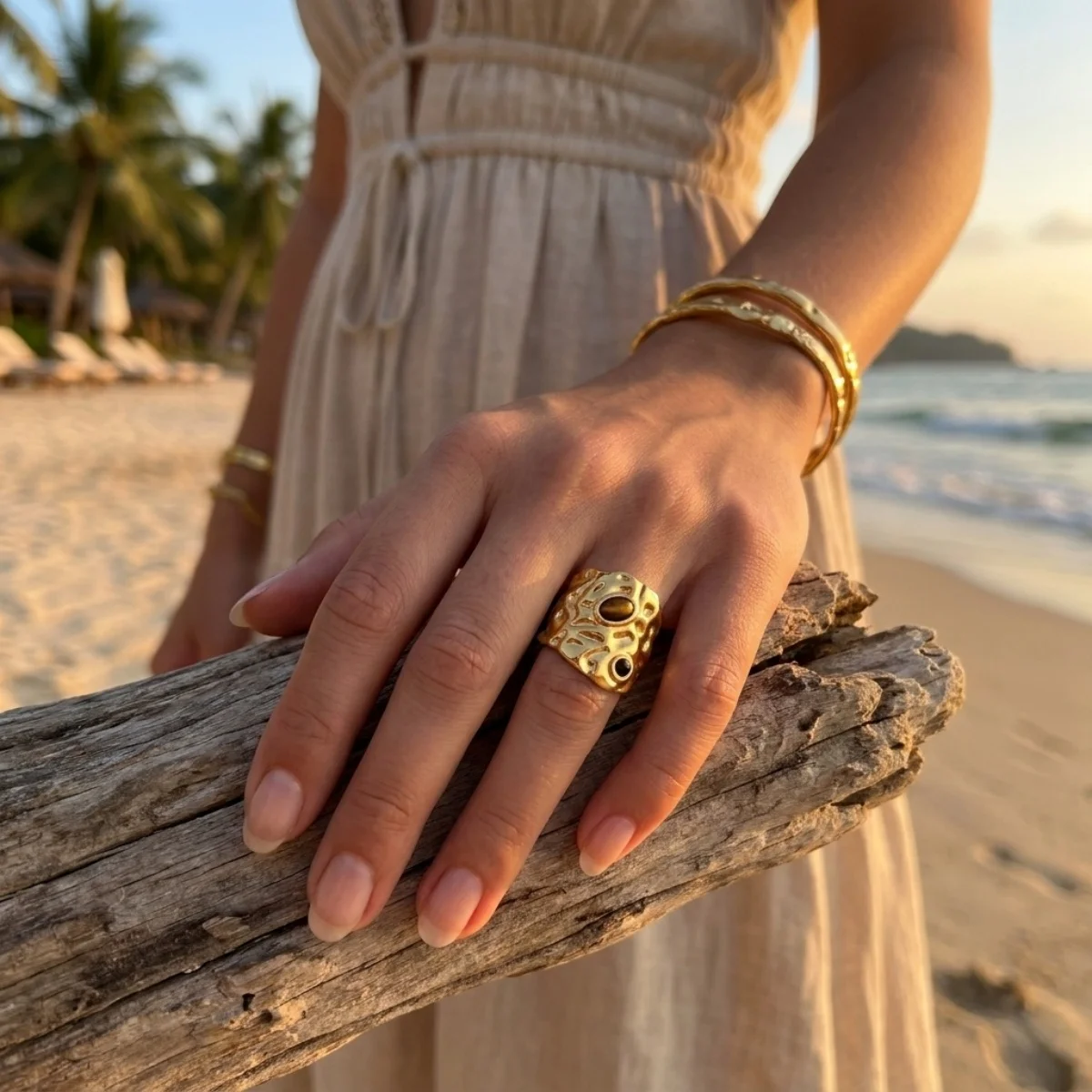 Retro Irregular Lava Wrapped Tiger Eye Stone Rings For Women Men Stainless Steel Geometric Texture Finger Ring Aesthetic Jewelry
Retro Irregular Lava Wrapped Tiger Eye Stone Rings For Women Men Stainless Steel Geometric Texture Finger Ring Aesthetic Jewelry