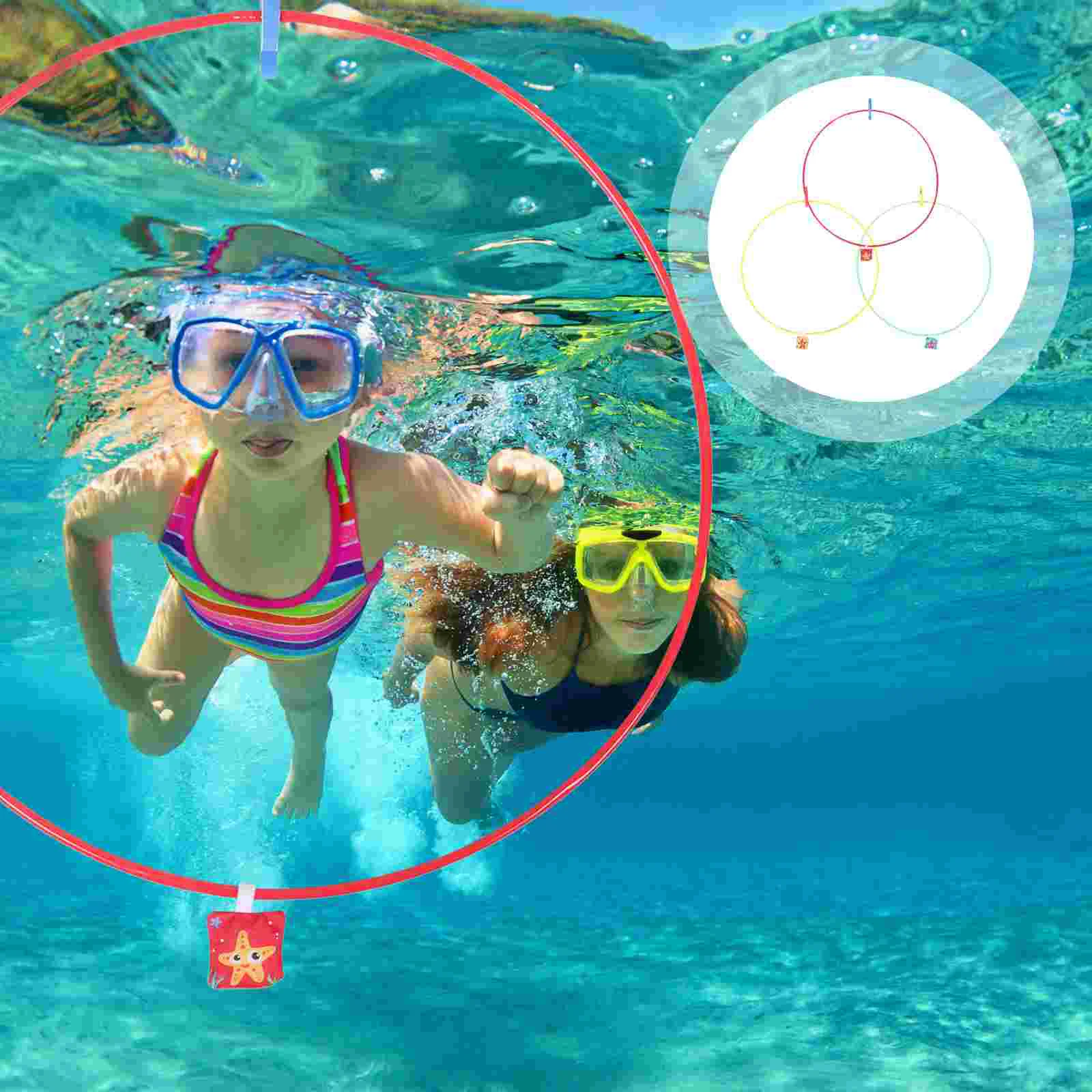 3Pcs Swimming Toys Floating Rings Kids Diving Game Kids Diving Training Hoops Tools Underwater Hoops Accessories
3Pcs Swimming Toys Floating Rings Kids Diving Game Kids Diving Training Hoops Tools Underwater Hoops Accessories
