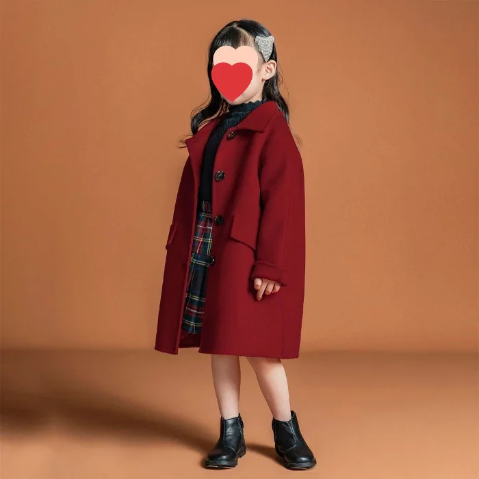 Girl Coat Fashionable Solid Color Cardigan Top 20204 New Autumn and Winter Style Foreign Style Coat Korean Simple Style Clothes
Girl Coat Fashionable Solid Color Cardigan Top 20204 New Autumn and Winter Style Foreign Style Coat Korean Simple Style Clothes