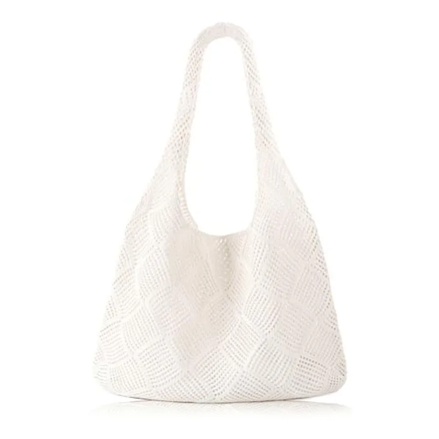 COOKOOKY Crochet Beach Tote bag Summer Beach Bag for Women Aesthetic Mesh Tote Bag Hippie Bag Knit Bag
COOKOOKY Crochet Beach Tote bag Summer Beach Bag for Women Aesthetic Mesh Tote Bag Hippie Bag Knit Bag