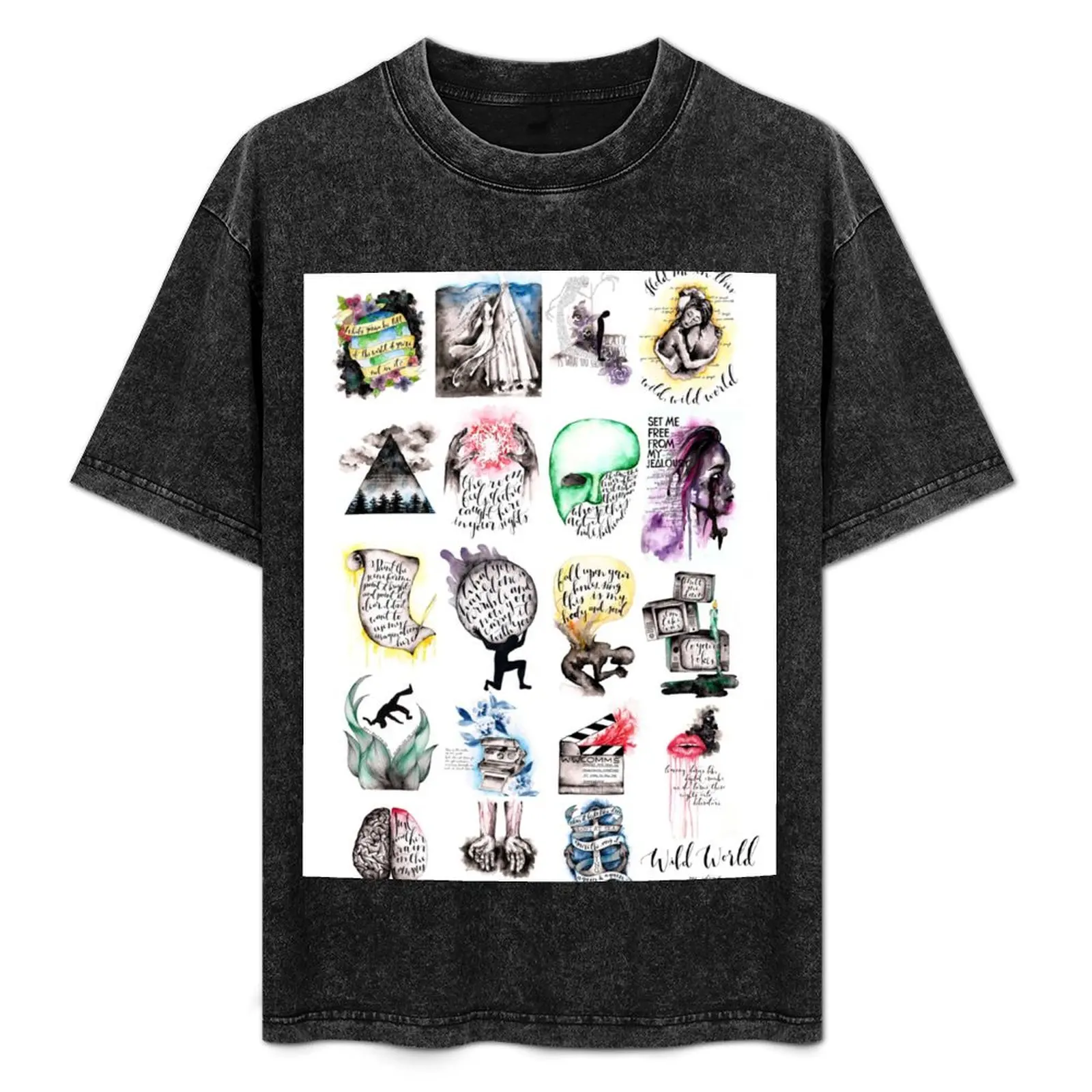Wild World Art Collection T-Shirt Casual All Match Short Sleeve T-Shirt
Wild World Art Collection T-Shirt Casual All Match Short Sleeve T-Shirt