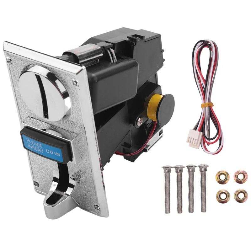 T83C-5X Multi Coin Acceptor Electronic Roll Down 4P Port Electronic Coin Selector Vending Machine
T83C-5X Multi Coin Acceptor Electronic Roll Down 4P Port Electronic Coin Selector Vending Machine