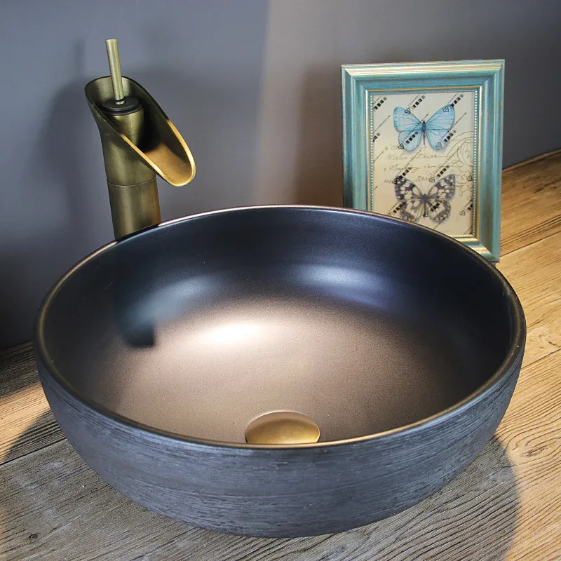 Table Basin Single Basin round Ceramic Basin Light Luxury Creative Art Wash Inter-Platform Basin Household Wash Basin
Table Basin Single Basin round Ceramic Basin Light Luxury Creative Art Wash Inter-Platform Basin Household Wash Basin