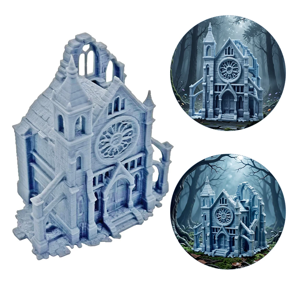 Medieval Town Buildings Terrain for Wargaming Miniature DND RPG Terrain House Model Fantasy Wargaming Cathedral 3D Printed
Medieval Town Buildings Terrain for Wargaming Miniature DND RPG Terrain House Model Fantasy Wargaming Cathedral 3D Printed