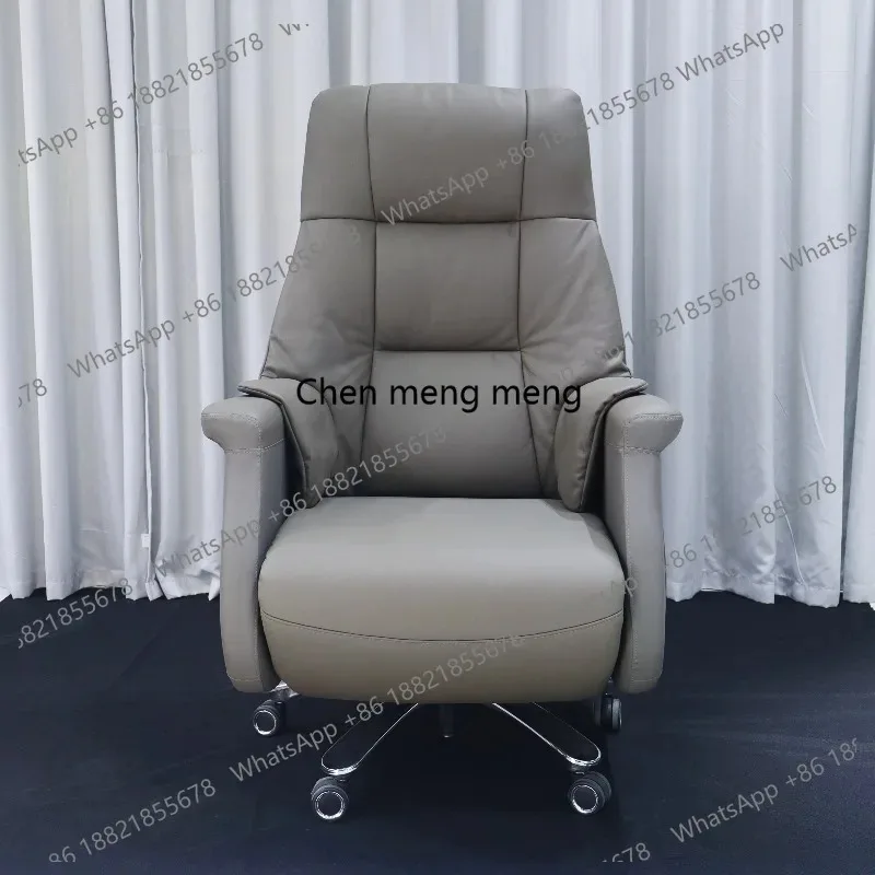 CC182 Business leather boss chair office rotatable lifting gray large class chair
CC182 Business leather boss chair office rotatable lifting gray large class chair