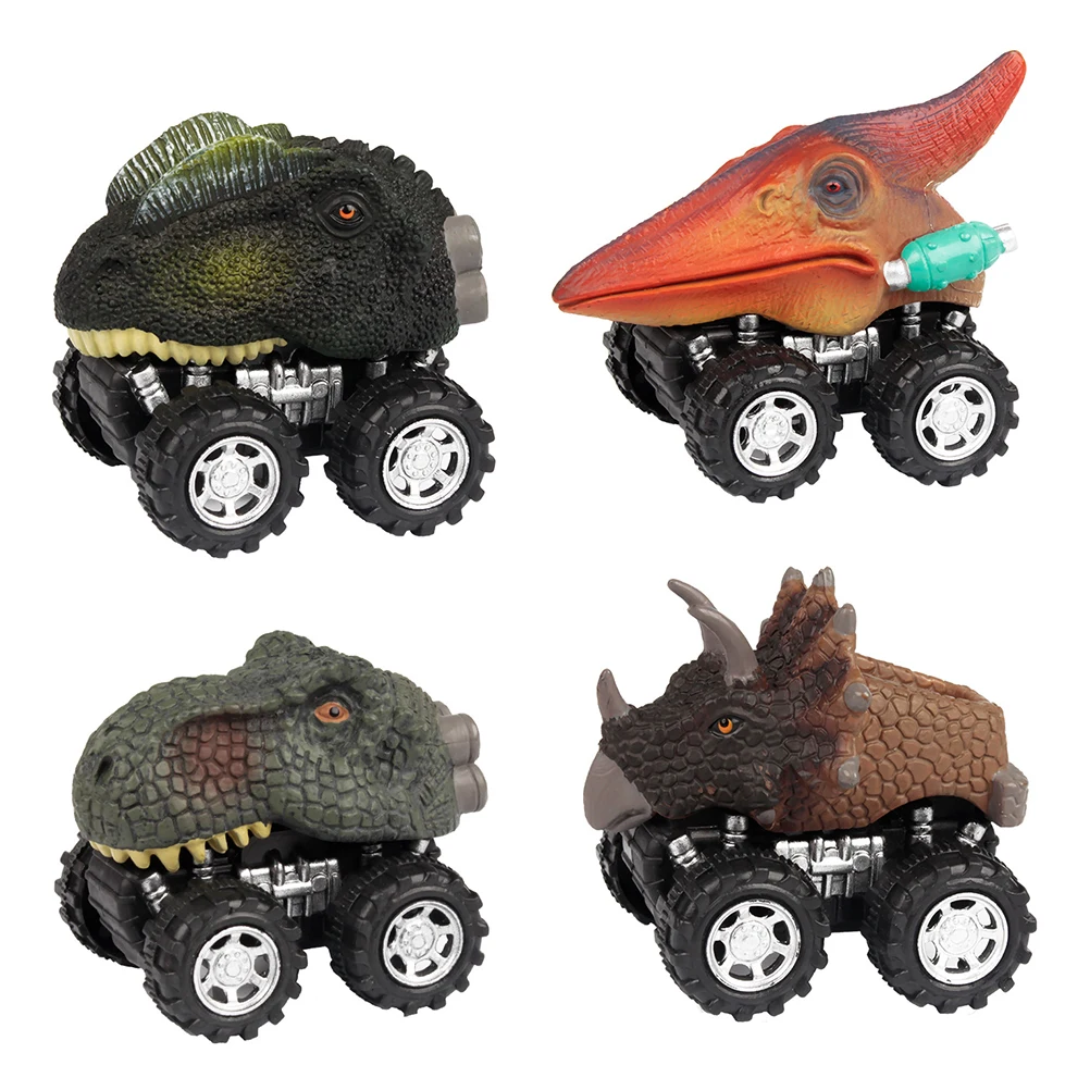 4pcs Cartoon Dinosaur Pull Back Friction Powered Vehicle Kids Educational Non Remote Controlled Truck Dinosaur Push Go Car For
4pcs Cartoon Dinosaur Pull Back Friction Powered Vehicle Kids Educational Non Remote Controlled Truck Dinosaur Push Go Car For