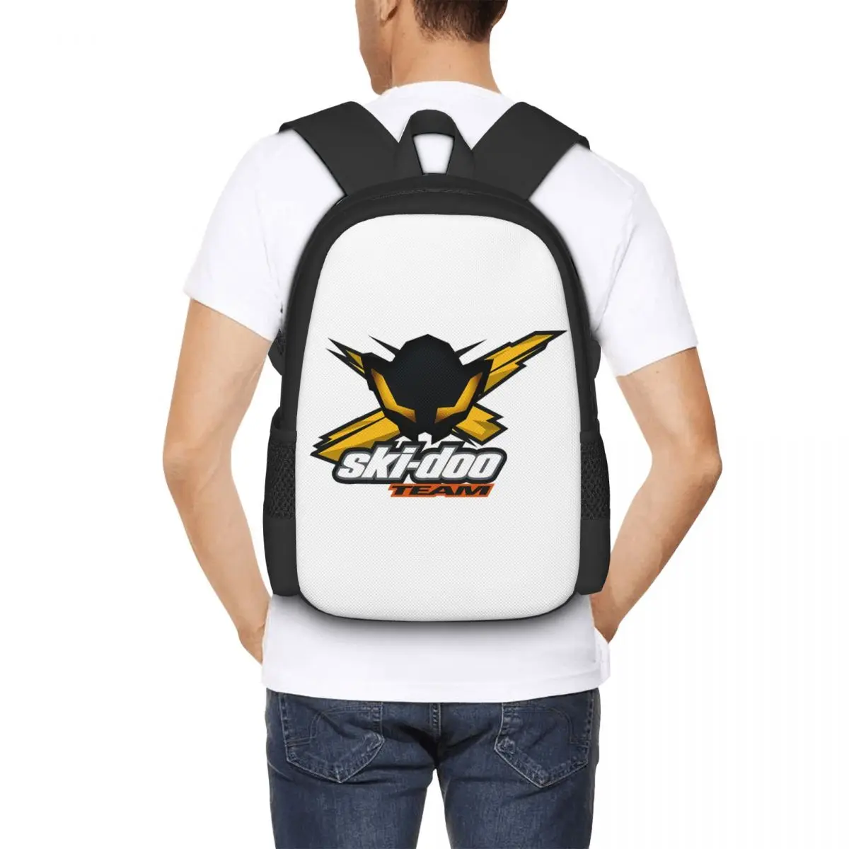 Ski-Doo Team Logo Student Backpack School Bag Hiking Travel Daypack for Men Women Fashion Bookbag Shoulder Bags
Ski-Doo Team Logo Student Backpack School Bag Hiking Travel Daypack for Men Women Fashion Bookbag Shoulder Bags