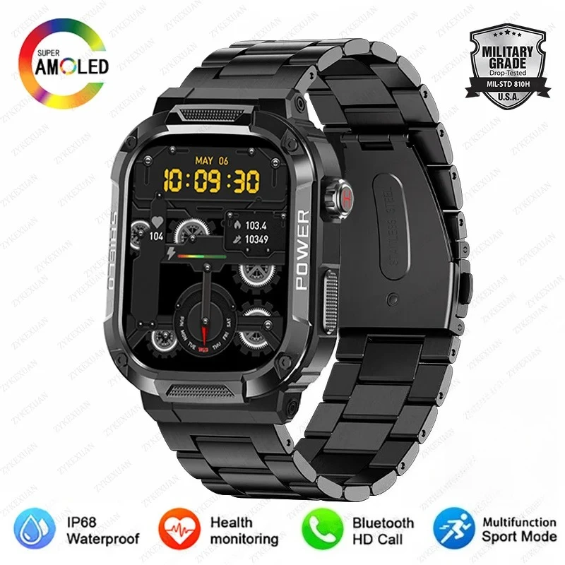 MK66 ERSHEN 2026 NEW Military Men Smart Watch Men Health Monitor Waterproof Outdoor Sport Tracker Bluetooth Call Smartwatch
MK66 ERSHEN 2026 NEW Military Men Smart Watch Men Health Monitor Waterproof Outdoor Sport Tracker Bluetooth Call Smartwatch