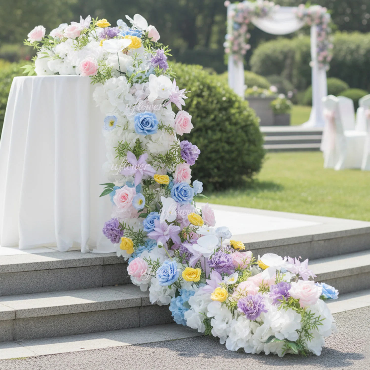 200cm Artificial Flower Row Runner Purple Party Stage Floral Wedding Table Flower Hanging Wall Arches Arrangement Decor Props
200cm Artificial Flower Row Runner Purple Party Stage Floral Wedding Table Flower Hanging Wall Arches Arrangement Decor Props