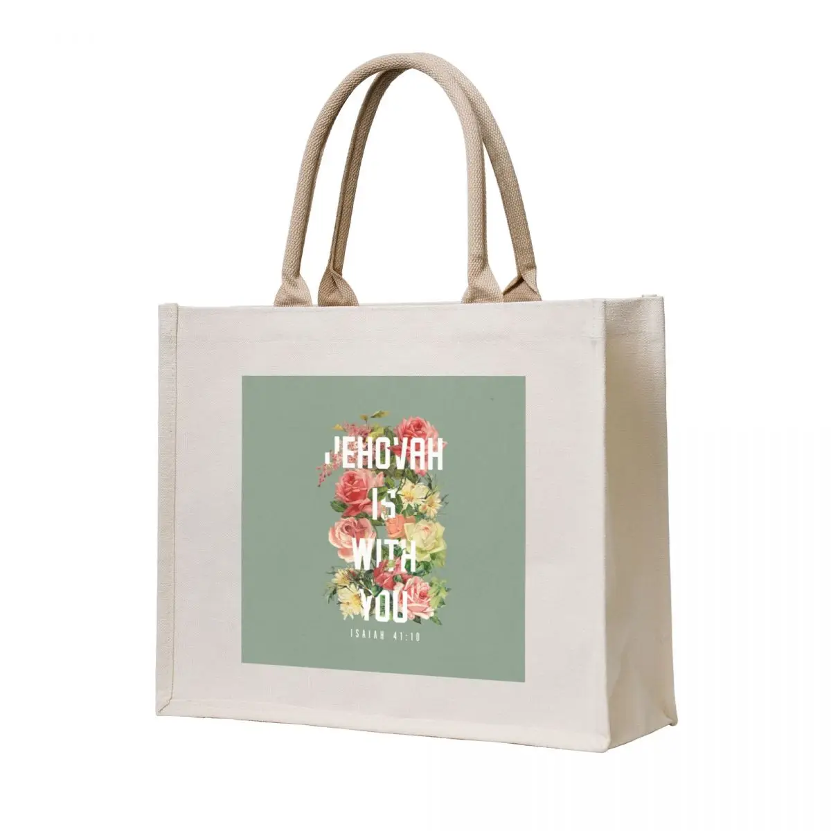 ISAIAH 41:10 (Floral) Tote Bag bags for women tote bags cloth bags Woman shopper bag
ISAIAH 41:10 (Floral) Tote Bag bags for women tote bags cloth bags Woman shopper bag