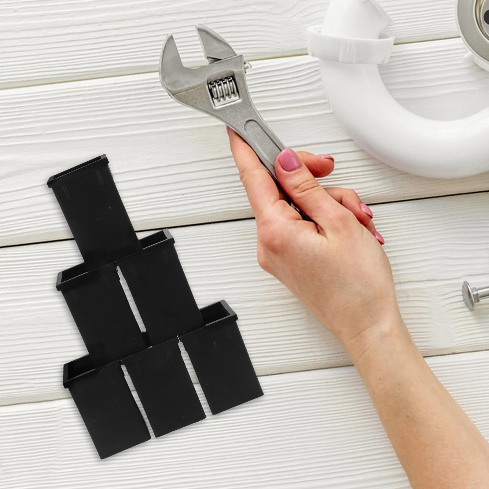 6Pcs Square Tube Adapter Sleeve 50mm to 40mm Durable Plastic Connector Hollow Insulation Construction Fitting Sleeve
6Pcs Square Tube Adapter Sleeve 50mm to 40mm Durable Plastic Connector Hollow Insulation Construction Fitting Sleeve