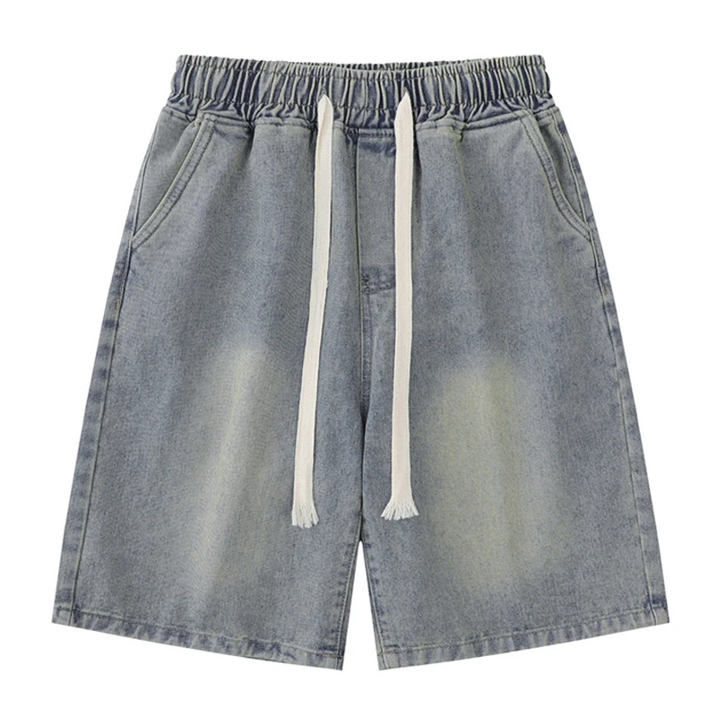 Wide Leg Baggy Denim Shorts Men Summer Thin Solid Color Casual Loose Simple Knee-length Five-point Pants Harajuku Streetwear
Wide Leg Baggy Denim Shorts Men Summer Thin Solid Color Casual Loose Simple Knee-length Five-point Pants Harajuku Streetwear
