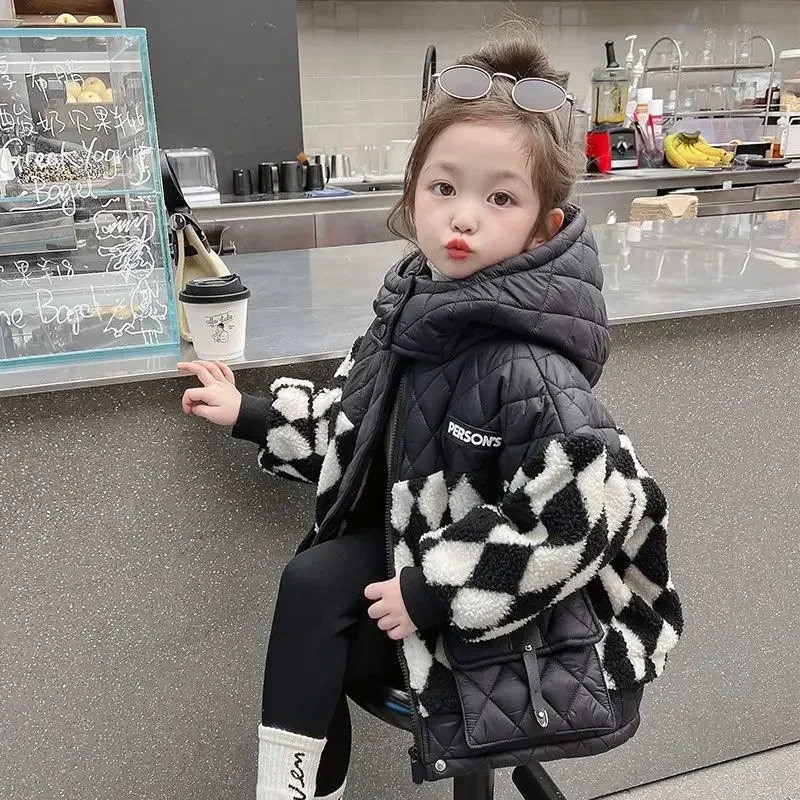 Thickened Girls Cotton Coat 2025 New Fashionable Baby Cotton Coat Winter Girls Winter Cotton Coat Children Winter Clothes
Thickened Girls Cotton Coat 2025 New Fashionable Baby Cotton Coat Winter Girls Winter Cotton Coat Children Winter Clothes