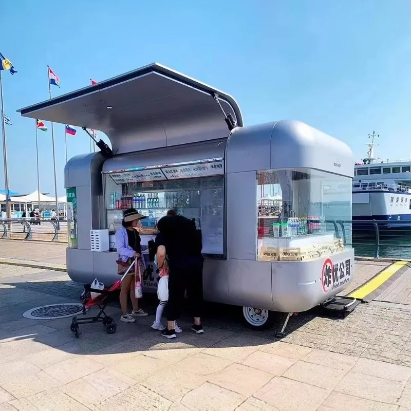 Mobile Food Cart Trailer Commercial Portable Outdoor Catering Kiosk Street Food Business Equipment
Mobile Food Cart Trailer Commercial Portable Outdoor Catering Kiosk Street Food Business Equipment