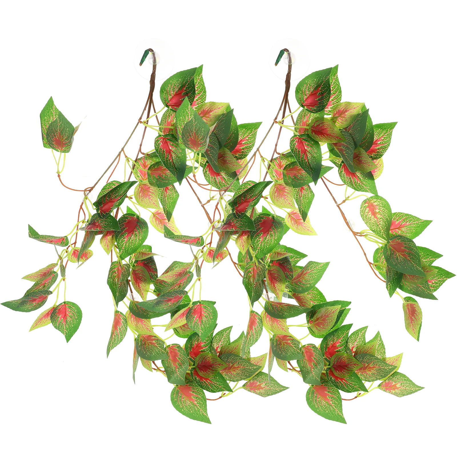 2 Pcs Lifelike Simulation Decor Vivid Reptile Plants Hanging Faux Greenery Plastic Pet Cage Terrarium Accessory
2 Pcs Lifelike Simulation Decor Vivid Reptile Plants Hanging Faux Greenery Plastic Pet Cage Terrarium Accessory