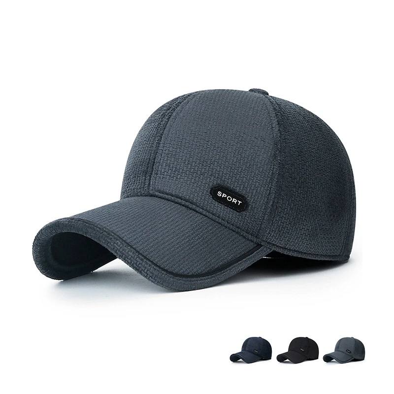 Men Winter Warmhat Elderly Windproof Cold Duck Tongue Cap Ear Protection Caps Padded Thickened Christmas Gift Baseball Hats
Men Winter Warmhat Elderly Windproof Cold Duck Tongue Cap Ear Protection Caps Padded Thickened Christmas Gift Baseball Hats