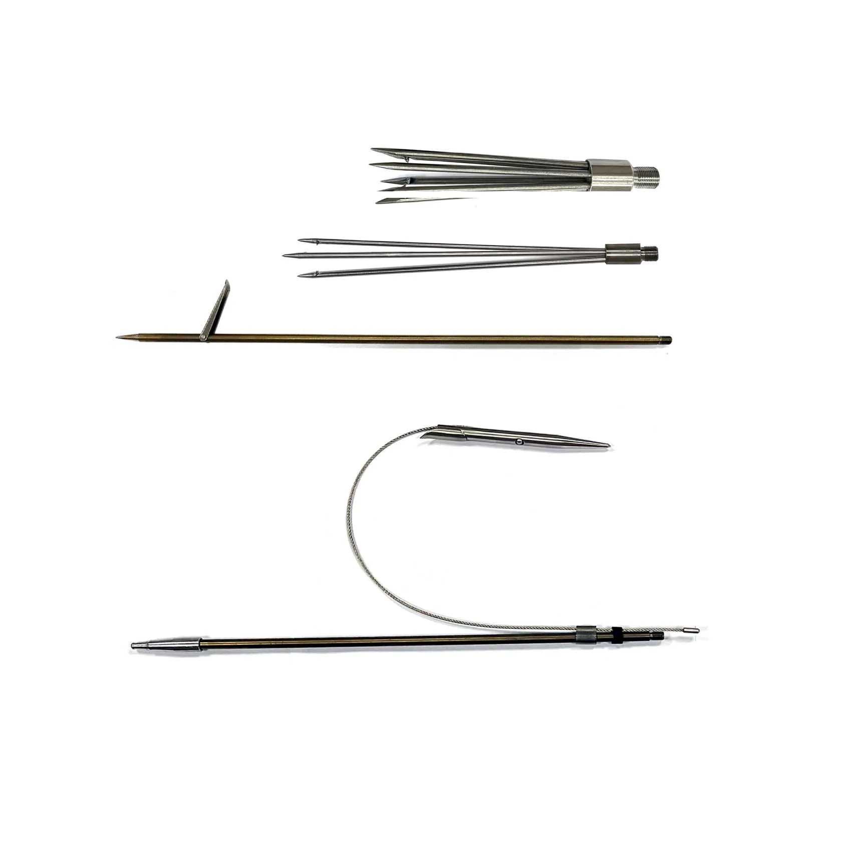 4 Tips of Various Spare Parts for Spearfishing Hand Pole Spear 6 Barbs Paralyzer Tip Pesca Injection Rod Replacement
4 Tips of Various Spare Parts for Spearfishing Hand Pole Spear 6 Barbs Paralyzer Tip Pesca Injection Rod Replacement