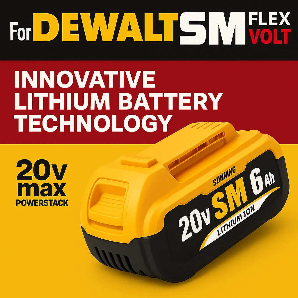 8.0Ah 20V Lithium-Ion Replacement Batteries for Dewalt Cordless Tools - Compatible with DCB200, DCB205, DCB206 & More
8.0Ah 20V Lithium-Ion Replacement Batteries for Dewalt Cordless Tools - Compatible with DCB200, DCB205, DCB206 & More