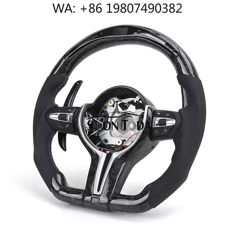 Custom LED Sport Leather Carbon Fiber Steering Wheel Fit M3 M4 M5 M6 F10-F36 E70-E91 S-Class Sport Models
Custom LED Sport Leather Carbon Fiber Steering Wheel Fit M3 M4 M5 M6 F10-F36 E70-E91 S-Class Sport Models