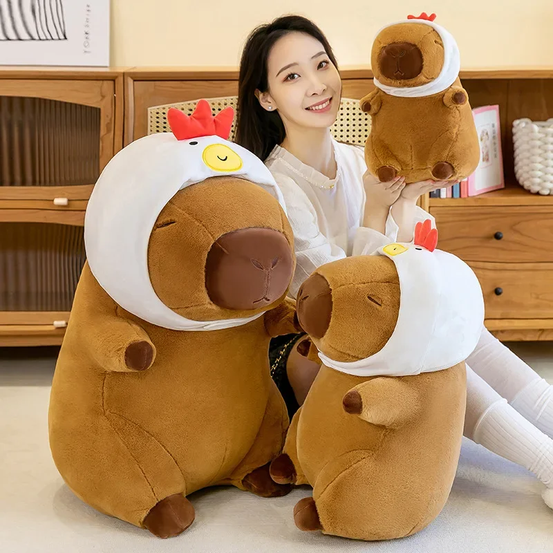 55cm Chick Capybara Simulation Capibara Anime Fluffty Toy Cute Doll Stuffed Animals Soft Doll Plush Children's Birthday Gifts
55cm Chick Capybara Simulation Capibara Anime Fluffty Toy Cute Doll Stuffed Animals Soft Doll Plush Children's Birthday Gifts