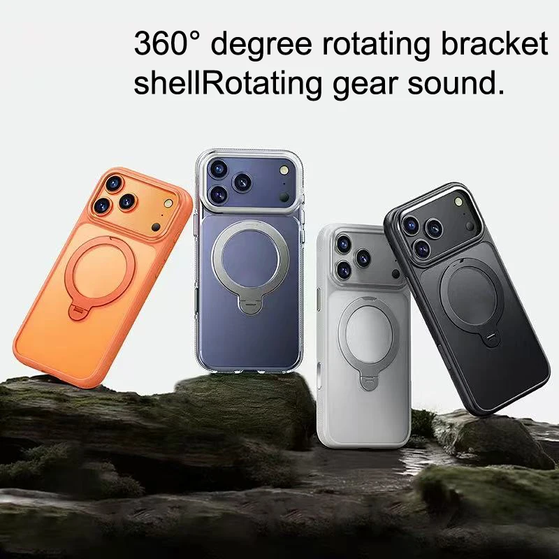 Вращающаяся складная подставка из сплава, прозрачный магнитный чехол для телефона для IPhone 14 15 16 17 Pro Max, поворотный держатель, бампер из ТПУ, матовый чехол для ПК
Вращающаяся складная подставка из сплава, прозрачный магнитный чехол для телефона для IPhone 14 15 16 17 Pro Max, поворотный держатель, бампер из ТПУ, матовый чехол для ПК