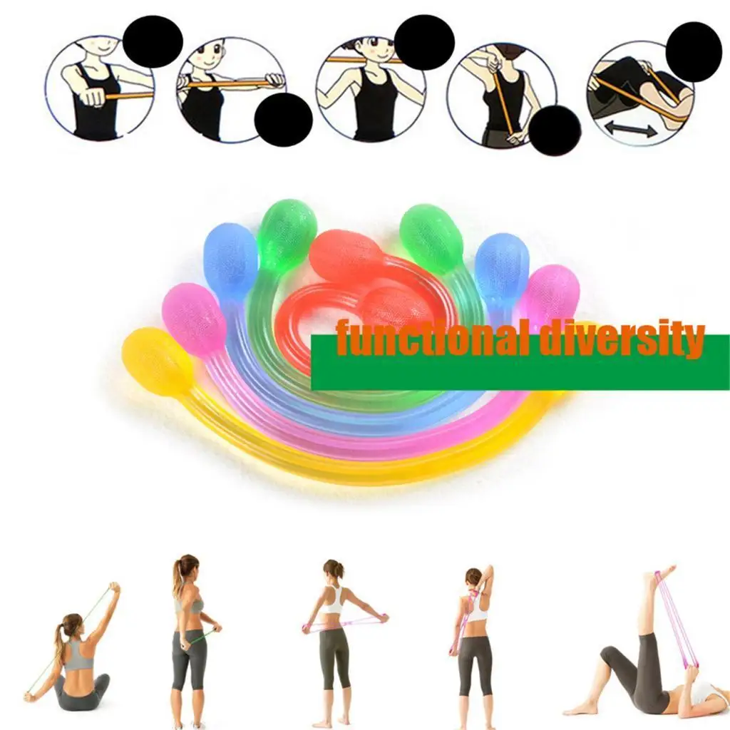 Portable Sports Silicone Yoga Pull Rope Fitness Elastic Resistance Training Rope Equipment
Portable Sports Silicone Yoga Pull Rope Fitness Elastic Resistance Training Rope Equipment