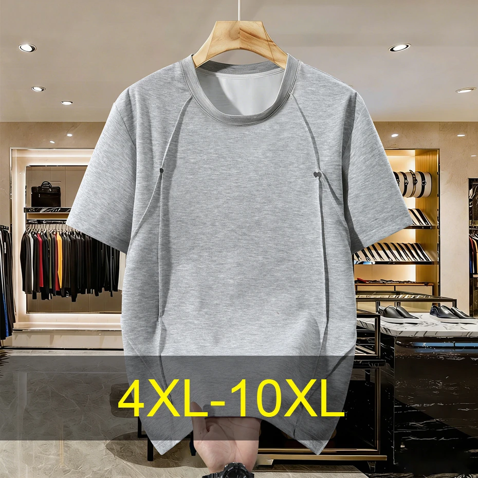 Футболка большого размера 10XL для мужчин, летняя, с коротким рукавом, модная, повседневная, однотонная, мужская, больших размеров 10XL
Футболка большого размера 10XL для мужчин, летняя, с коротким рукавом, модная, повседневная, однотонная, мужская, больших размеров 10XL