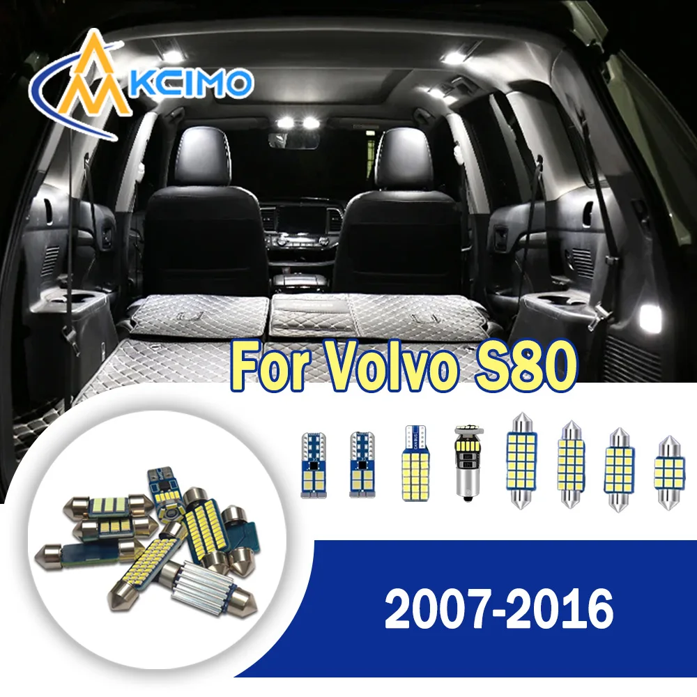 LED Interior Door Dome Map Light Set CANBUS Error-Free Easy Install Durable For Volvo S80 2007-2016 High Quality Auto Bulbs Kit
LED Interior Door Dome Map Light Set CANBUS Error-Free Easy Install Durable For Volvo S80 2007-2016 High Quality Auto Bulbs Kit