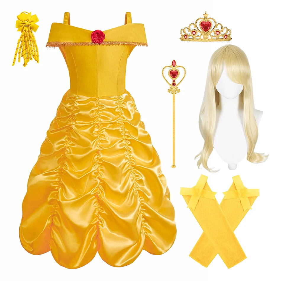 Kids Beauty And Beast Cosplay Costume Girls Halloween Belle Princess Dresses Child Christmas Carnival Stage Performance Clothes
Kids Beauty And Beast Cosplay Costume Girls Halloween Belle Princess Dresses Child Christmas Carnival Stage Performance Clothes