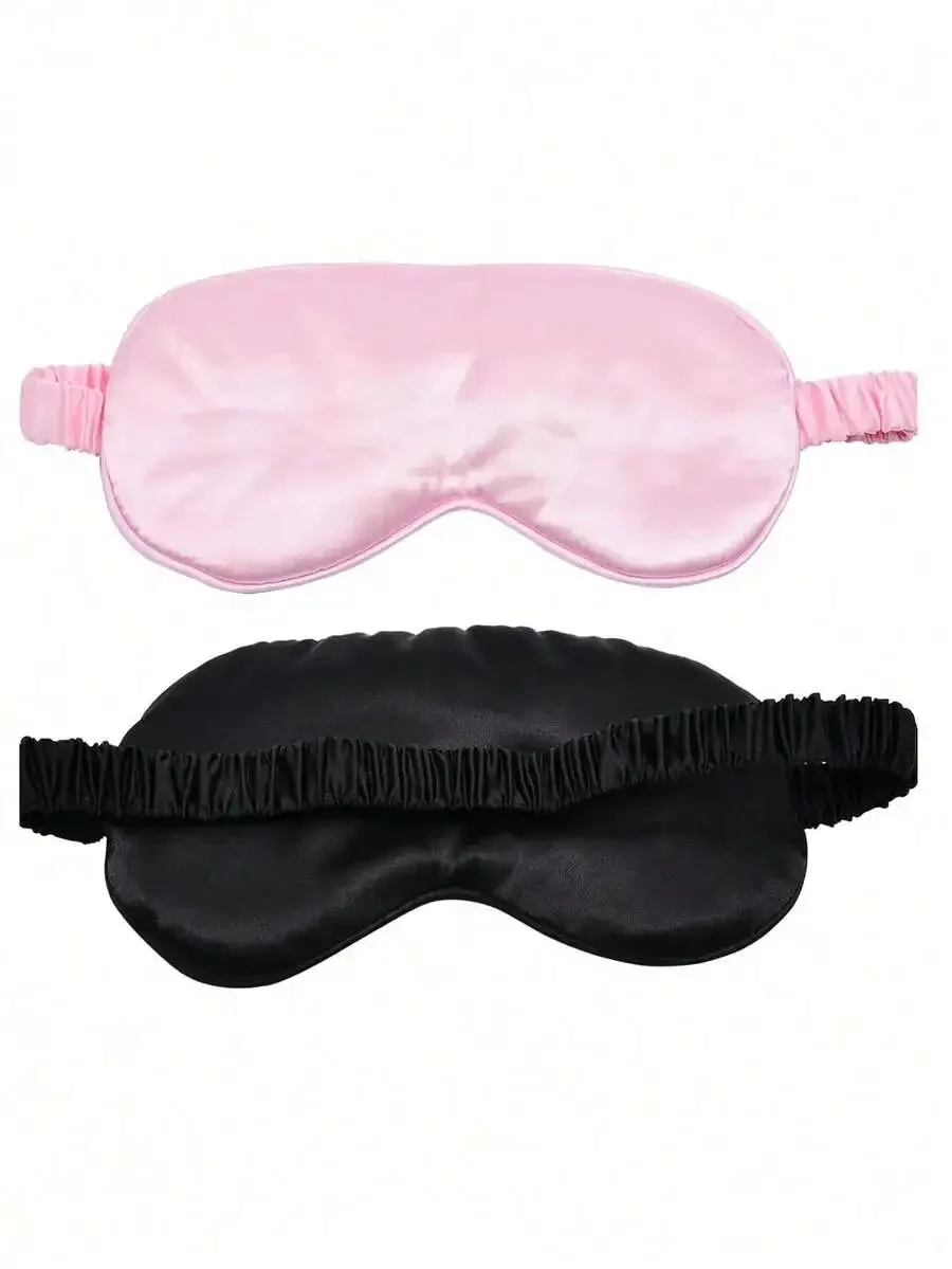 2pcs Sleep Masks Soft Silky Satin Eye Mask Cover For Sleeping With Elastic Strap Effective Shading Blindfold For Women,School,Back To School,Travel,Travel Essentials,Home Essentials,Eye Mask,Sleep Mask
2pcs Sleep Masks Soft Silky Satin Eye Mask Cover For Sleeping With Elastic Strap Effective Shading Blindfold For Women,School,Back To School,Travel,Travel Essentials,Home Essentials,Eye Mask,Sleep Mask