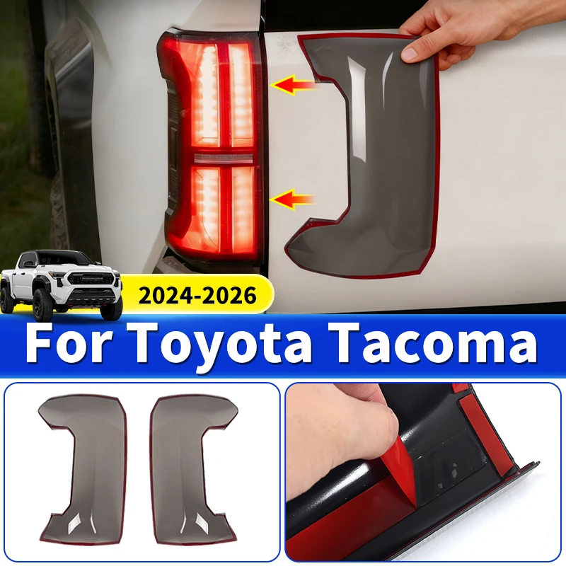 For Toyota Tacoma 2024-2026 Smoked Tail Light Overlay Covers Exterior Modification Parts Accessories
For Toyota Tacoma 2024-2026 Smoked Tail Light Overlay Covers Exterior Modification Parts Accessories
