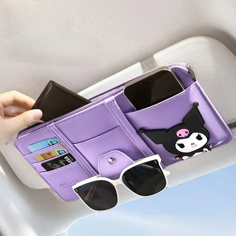Sanrio Kuromi Melody Car Visor Organizer Auto Cinnamoroll Sun Visor Storage Pouch Sunglasses Holder Card Storage Car Accessories
Sanrio Kuromi Melody Car Visor Organizer Auto Cinnamoroll Sun Visor Storage Pouch Sunglasses Holder Card Storage Car Accessories