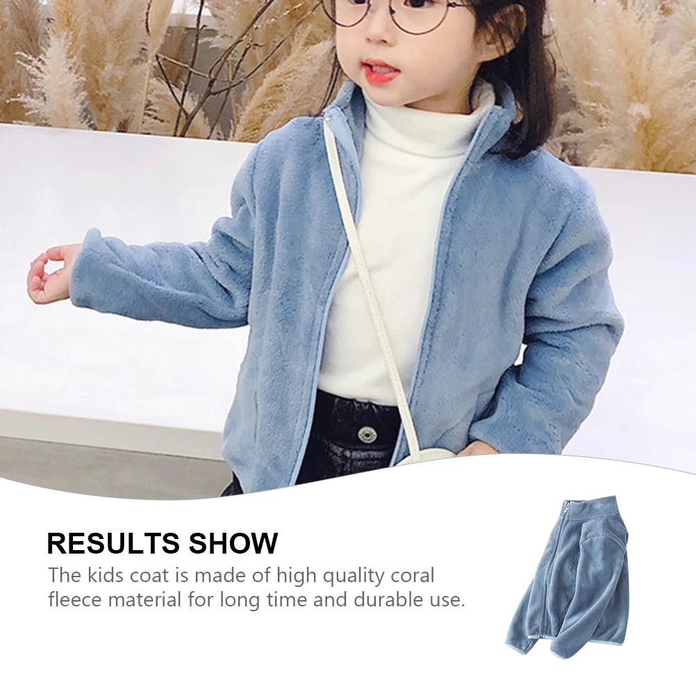 1pc Coral Fleece Kids Coat Warm Autumn Winter Unisex Children Outerwear Thickened Soft Skin Friendly Easy Clean Gift
1pc Coral Fleece Kids Coat Warm Autumn Winter Unisex Children Outerwear Thickened Soft Skin Friendly Easy Clean Gift