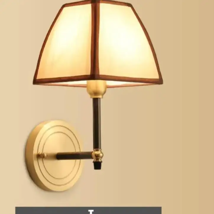 Full Copper American Wall Lamp Bedroom Bedside Lamp European Lighting Modern Simple Living Room Creative Corridor
Full Copper American Wall Lamp Bedroom Bedside Lamp European Lighting Modern Simple Living Room Creative Corridor