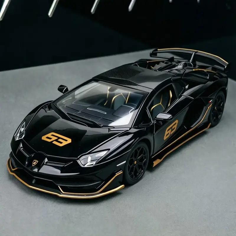 1:24 Aventadors SVJ 63 Alloy Sports Car Model Diecast Metal Track Race Vehicles Car Model Sound and Light Simulation
1:24 Aventadors SVJ 63 Alloy Sports Car Model Diecast Metal Track Race Vehicles Car Model Sound and Light Simulation