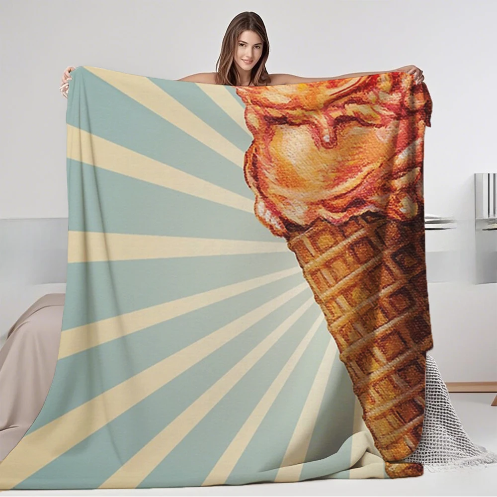 Flannel Cozy Multi-Use Blankets Cool Strawberry Ice Cream Bohemian Throw Blanket Duvet Cover Anti-Pilling Blanket For Office
Flannel Cozy Multi-Use Blankets Cool Strawberry Ice Cream Bohemian Throw Blanket Duvet Cover Anti-Pilling Blanket For Office