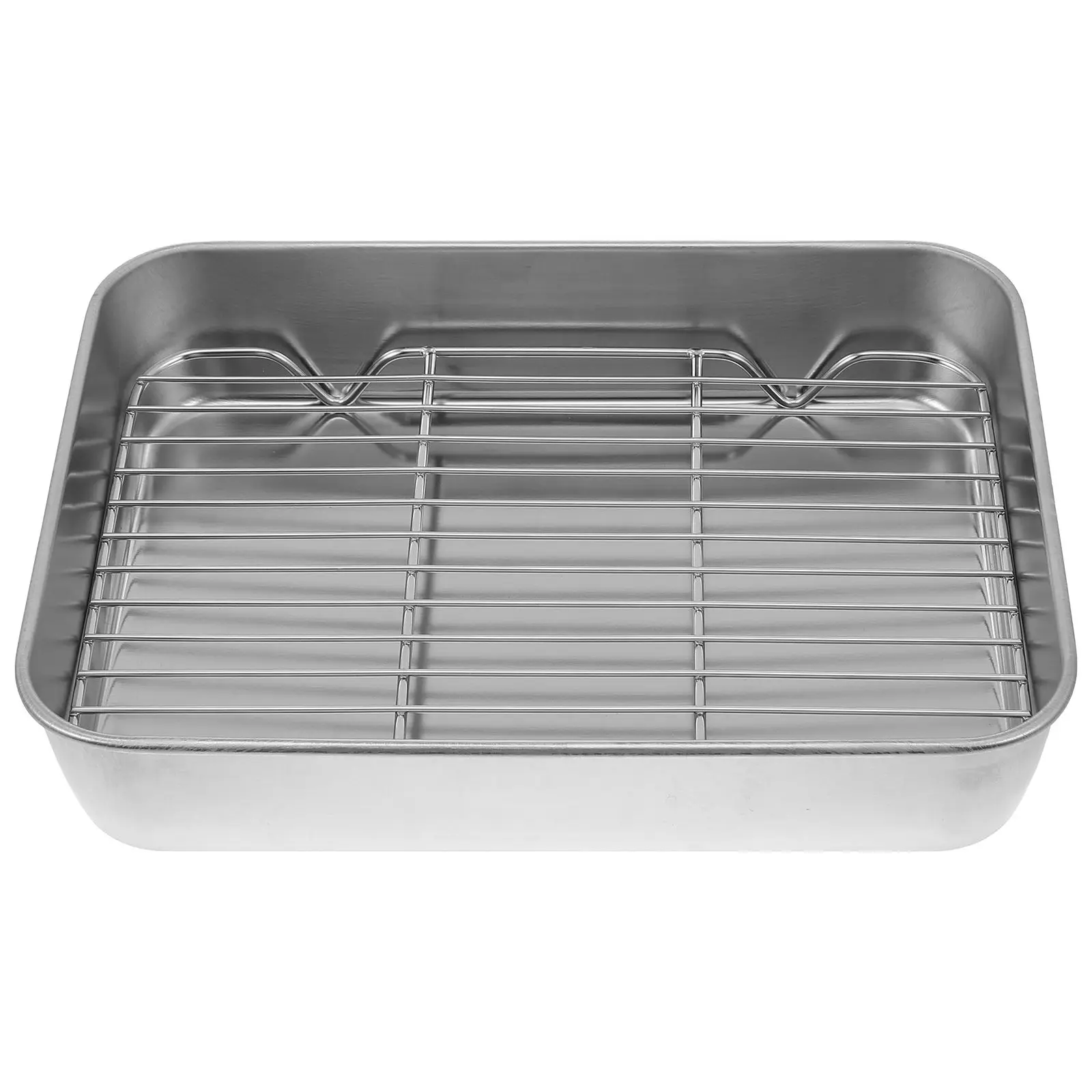 Baking Tray Mesh Rack Roaster Pan Large Volume Stainless Steel Food Grade Easy Clean Dishwasher Oven Kitchen Supply
Baking Tray Mesh Rack Roaster Pan Large Volume Stainless Steel Food Grade Easy Clean Dishwasher Oven Kitchen Supply