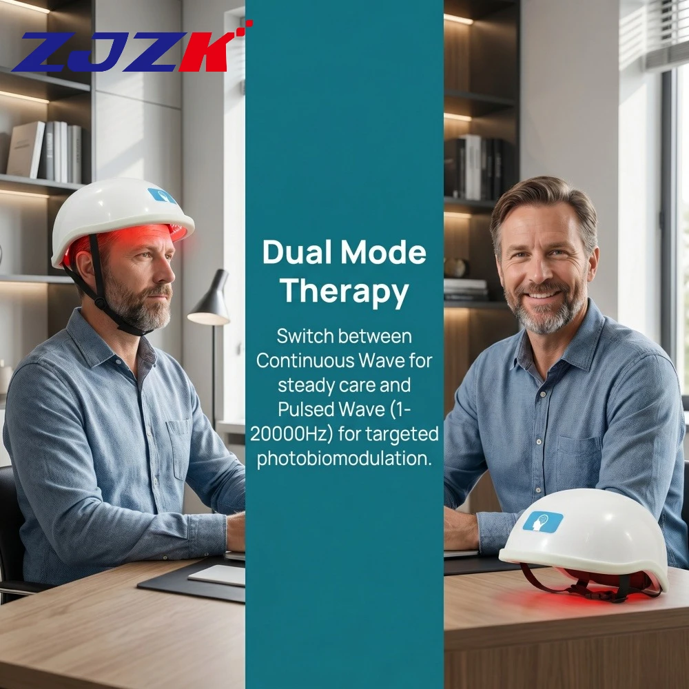 ZJZK Neuromodulation Therapy PBM Helmet 810nm NIR Light Transcranial Photobiomodulation Device for Depression Parkinson Stroke
ZJZK Neuromodulation Therapy PBM Helmet 810nm NIR Light Transcranial Photobiomodulation Device for Depression Parkinson Stroke