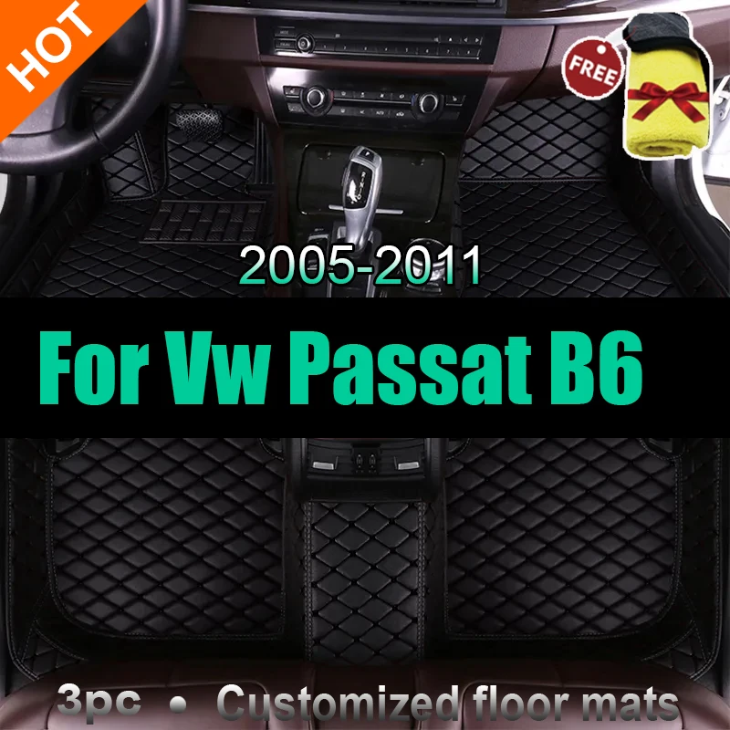 Автомобильные коврики на заказ для VW Passat B6 2005-2011 года, экологичные кожаные автомобильные аксессуары, детали интерьера
Автомобильные коврики на заказ для VW Passat B6 2005-2011 года, экологичные кожаные автомобильные аксессуары, детали интерьера