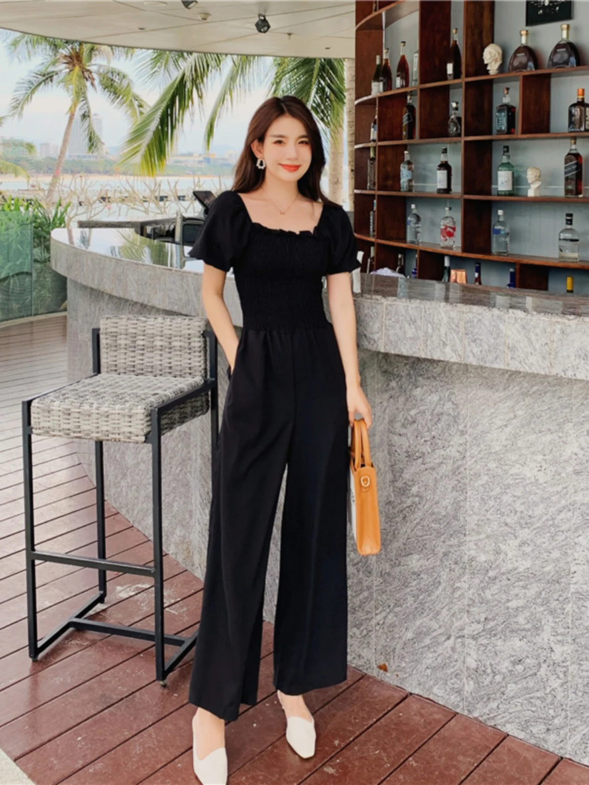 Повседневный купальник с широкими штанинами для женщин, с высокой талией, эластичный, двусторонний, с эффектом утягивания талии, Vaion
Повседневный купальник с широкими штанинами для женщин, с высокой талией, эластичный, двусторонний, с эффектом утягивания талии, Vaion